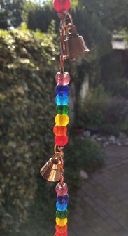 Glockenschnur Chakra/Regenbogen 7 Glocken