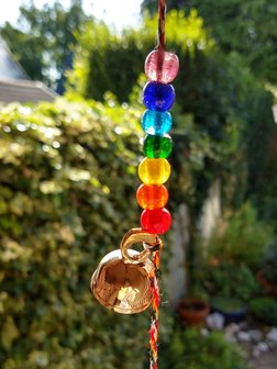 Glockenschnur-Chakra/Regenbogen 4 gro&szlig;e Glocken