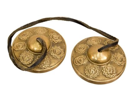 Tingsha (Bronze) -7 Chakras mittel 6.5 cm