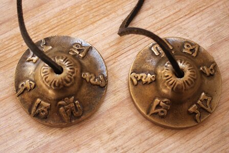 Tingsha (Bronze) -Aum Mantra