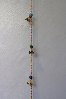 Glockenschnur mit Glasperlen mittel (17mm)