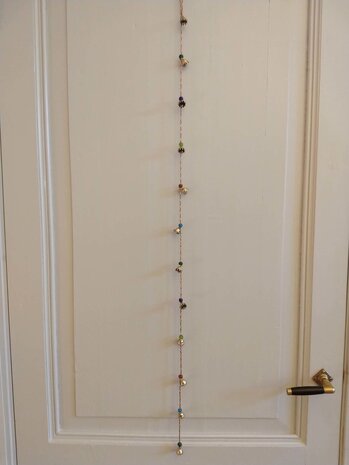 Glockenschnur mit Glasperlen mittel (17mm)